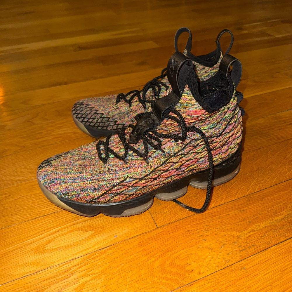 Nike LeBron 15 Multicolor Knit Sneakers